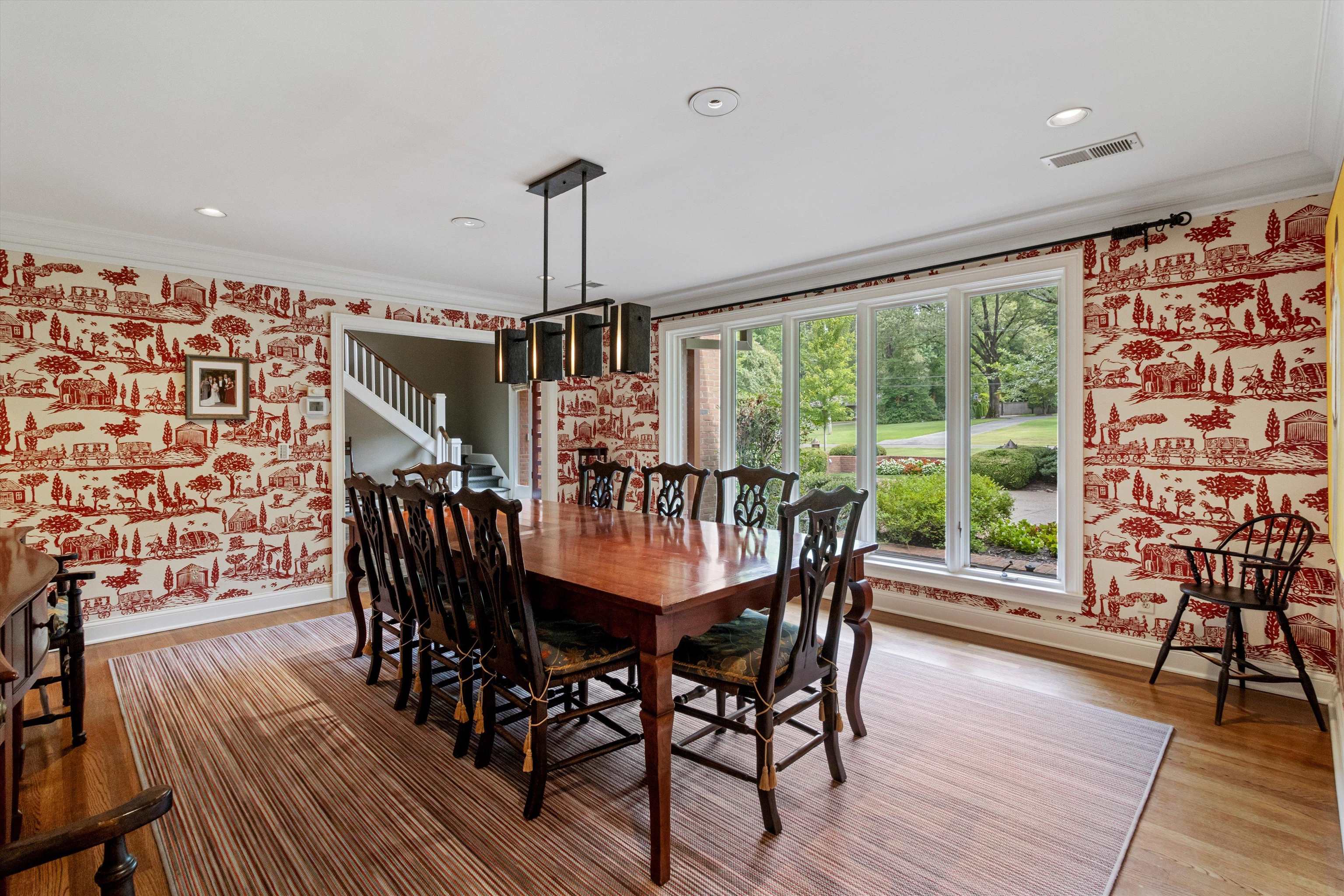 4501 Minden Road Memphis, TN 38117 - Photo 7 of 25 a view of a dining room with furniture window and wooden floor