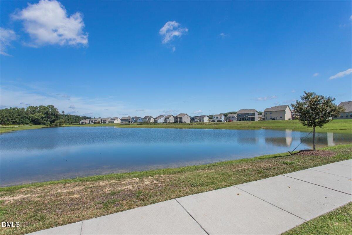 4222 Vineyard Ridge Drive Zebulon, NC 27597 - Photo 33 of 39 a view of a lake from a yard