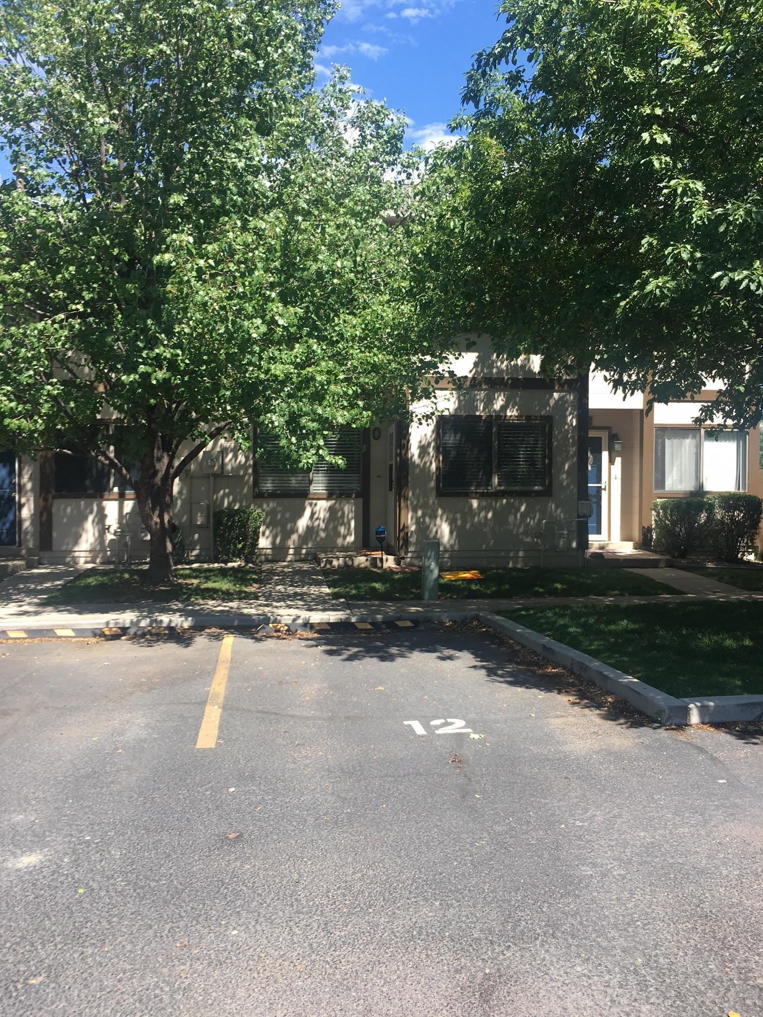 a view of a house with tree s
