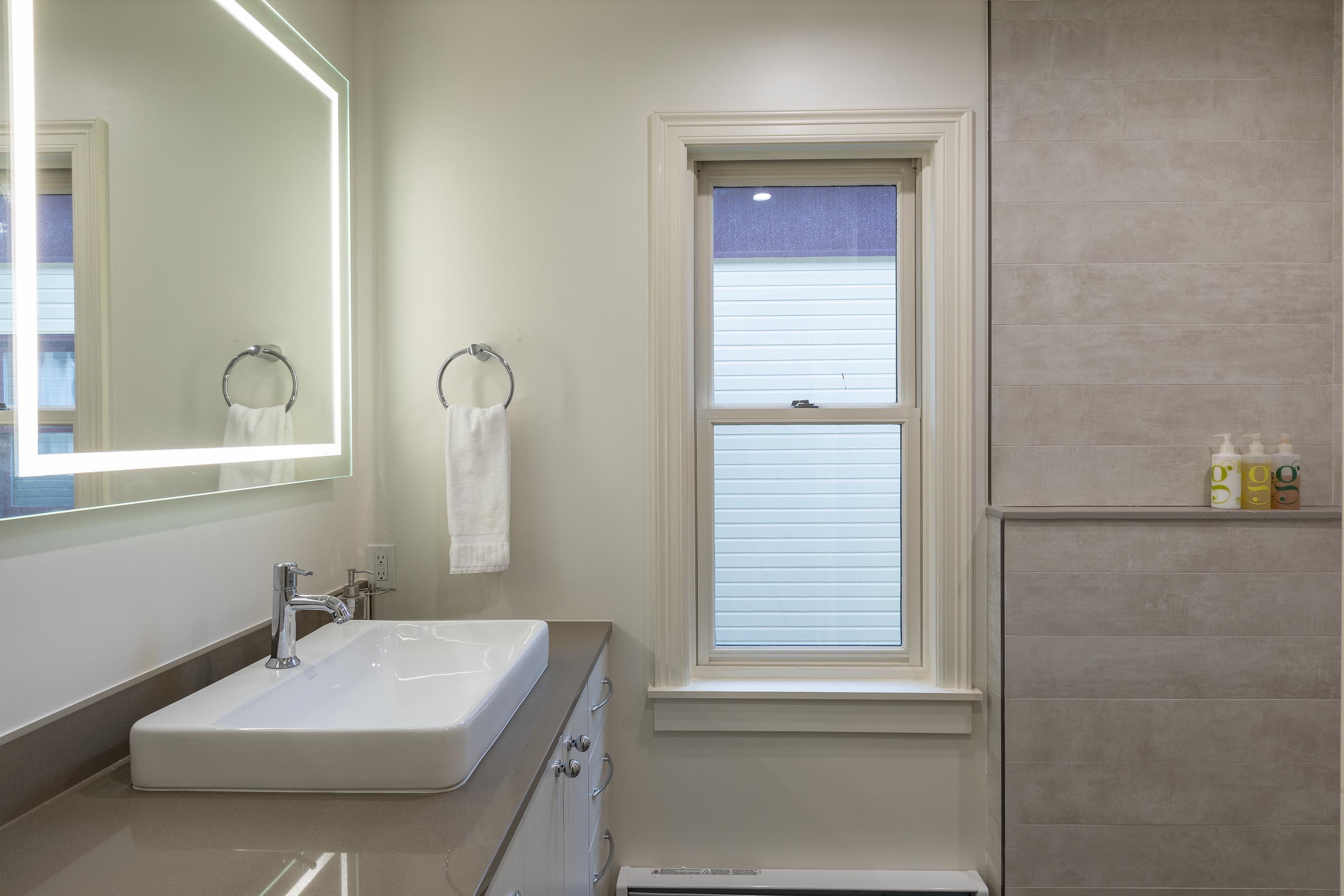 259 South Spruce Street, Unit BC Telluride, CO 81435 - Photo 18 of 28 a bathroom with a sink and a mirror