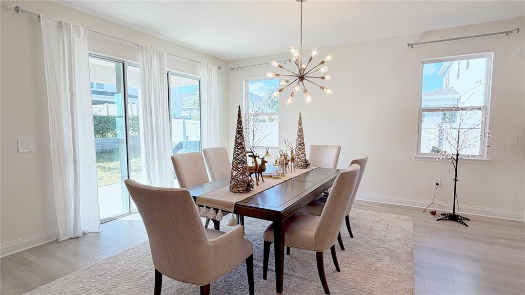 727 Annabell Rdg Road Minneola, FL 34715 - Photo 28 of 56 a view of a dining room with furniture window and outside view