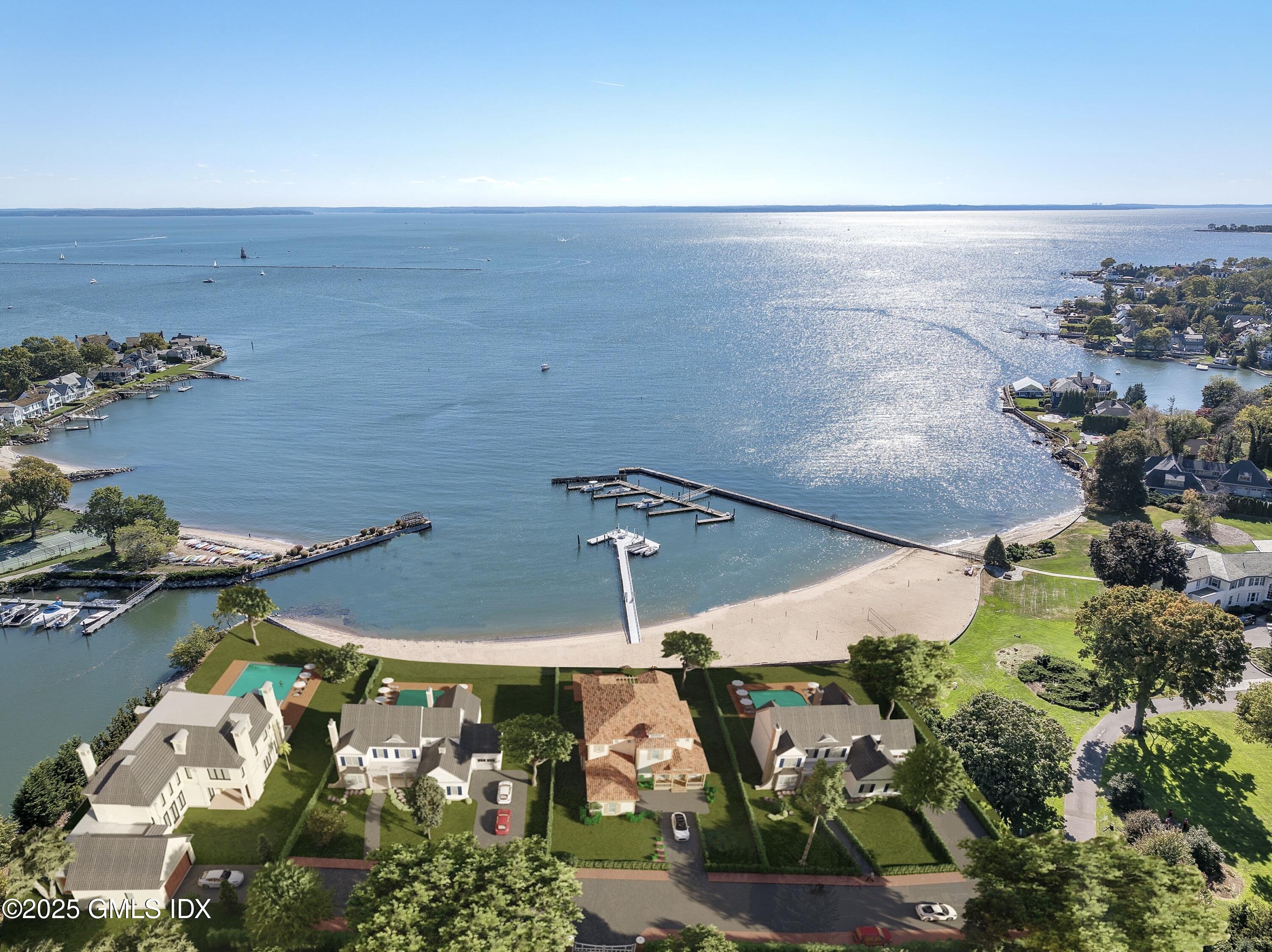 a view of a backyard with plants