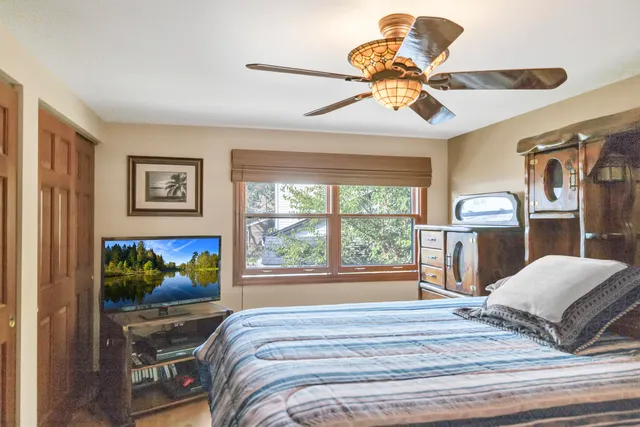 a room with furniture and a window