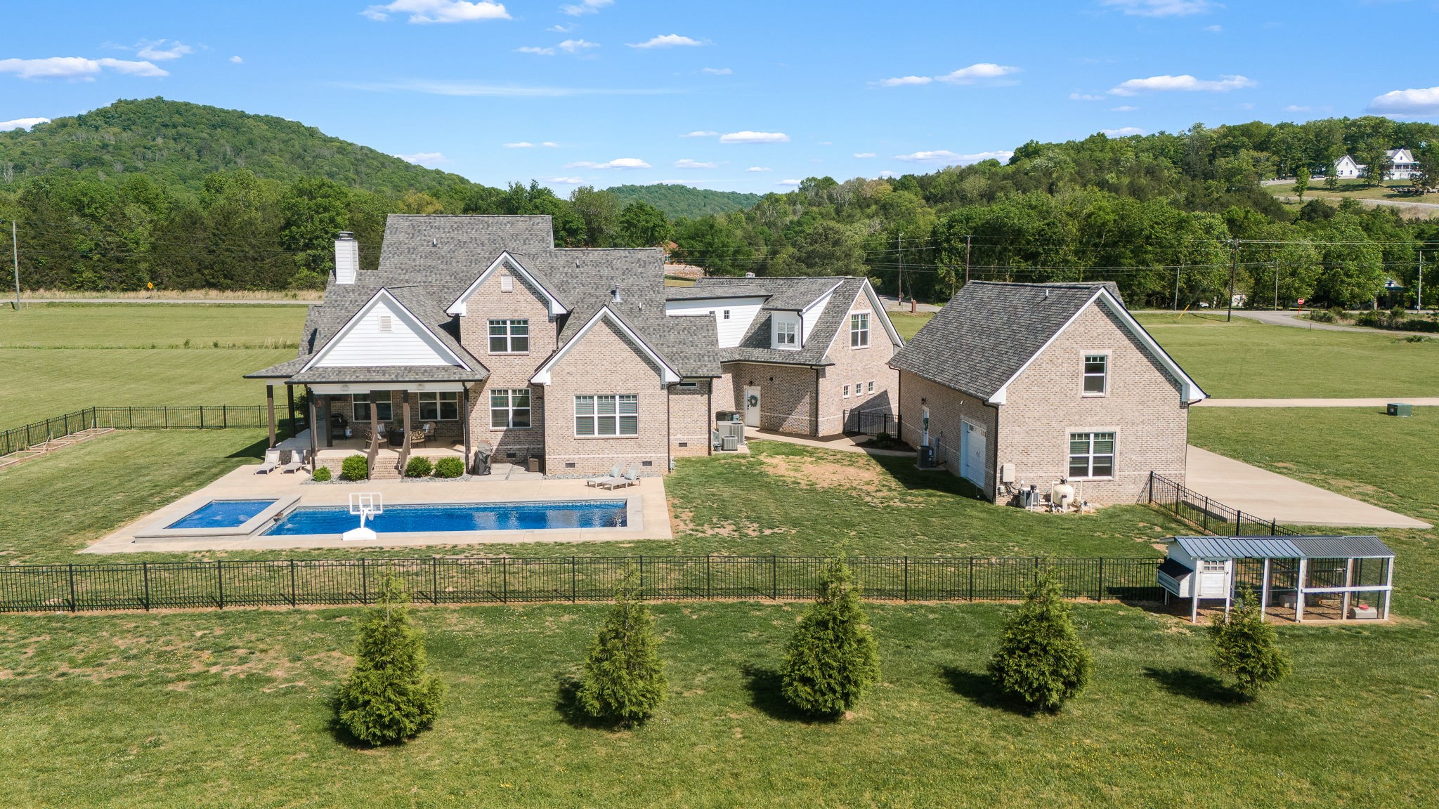 12365 Hogwood Road Milton, TN 37118 - Photo 3 of 59 a aerial view of a house with a big yard