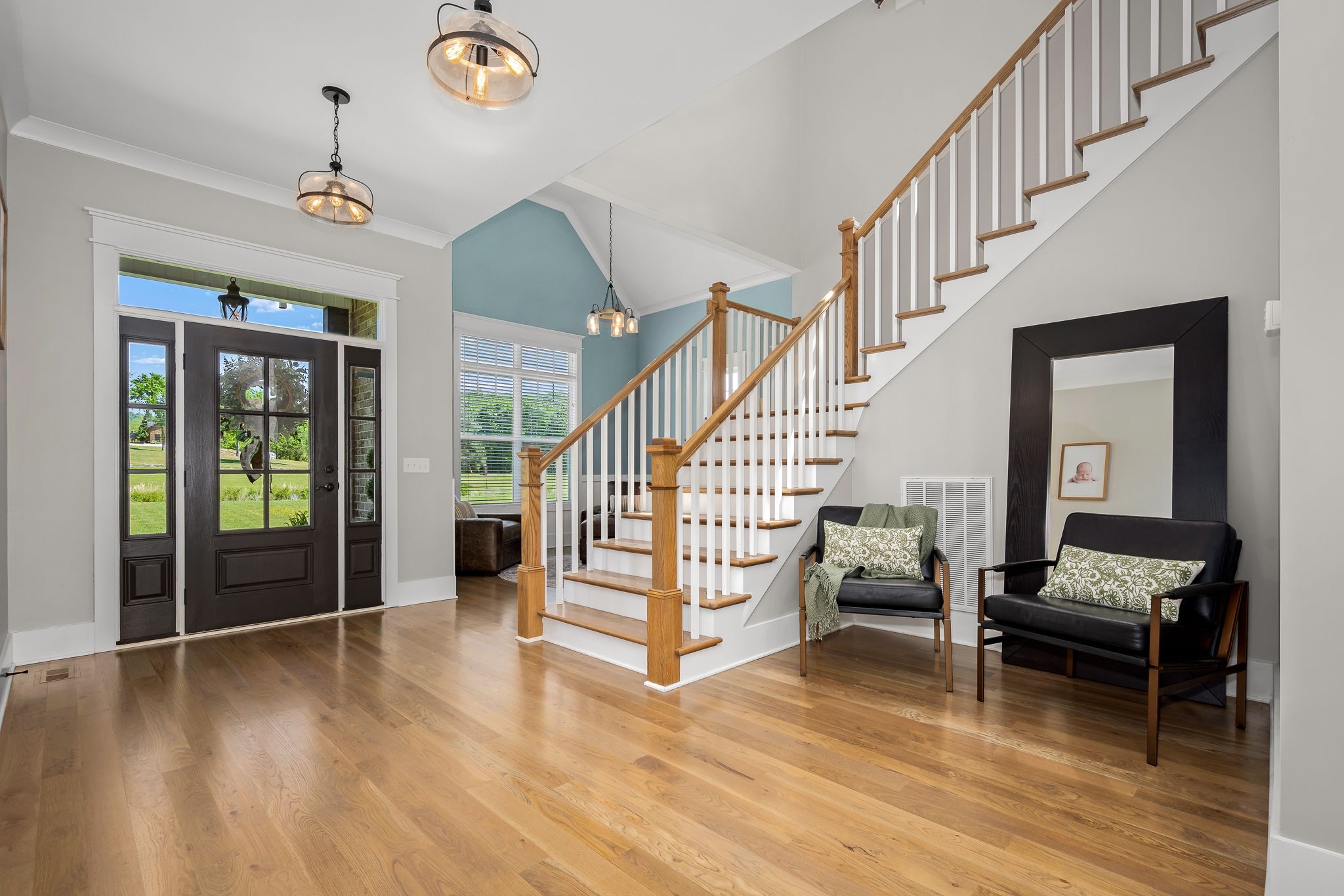12365 Hogwood Road Milton, TN 37118 - Photo 6 of 59 a view of entryway livingroom and hall with wooden floor