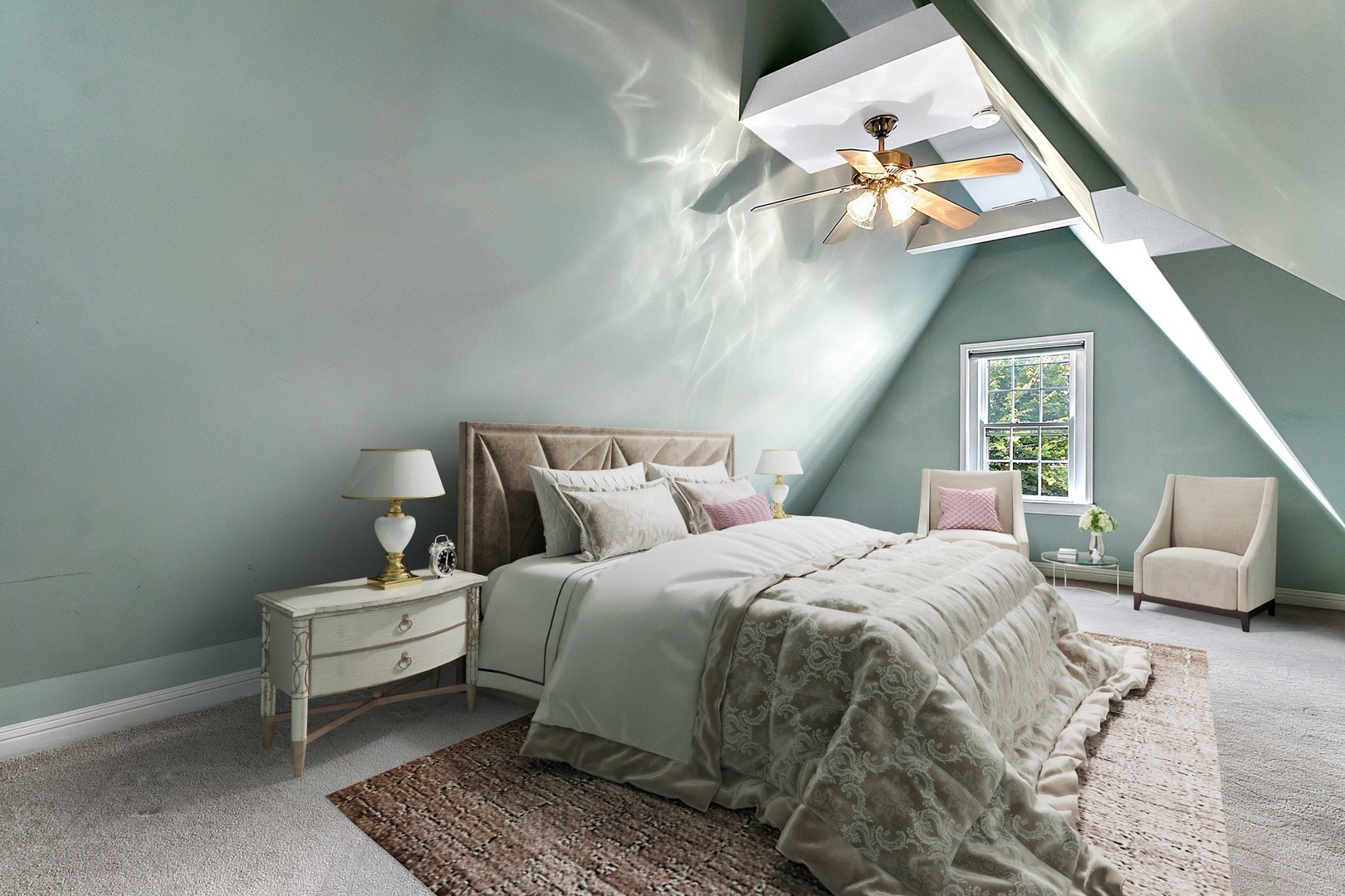 595 Selborne Road Riverside, IL 60546 - Photo 9 of 25 a bedroom with a bed and window