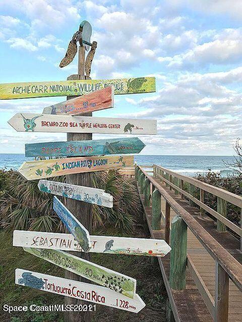 411 Audubon Drive Melbourne, FL 32901 - Photo 46 of 47 a view of a sign board with an outdoor space