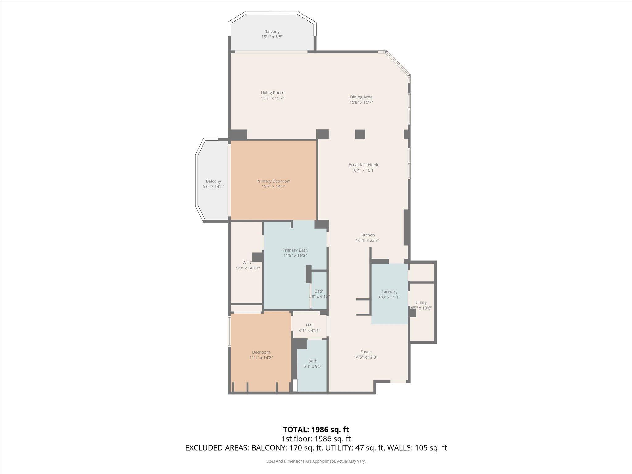 3407 South Ocean Boulevard, Unit 4A Highland Beach, FL 33487 - Photo 28 of 41 01-With dimensions all floors