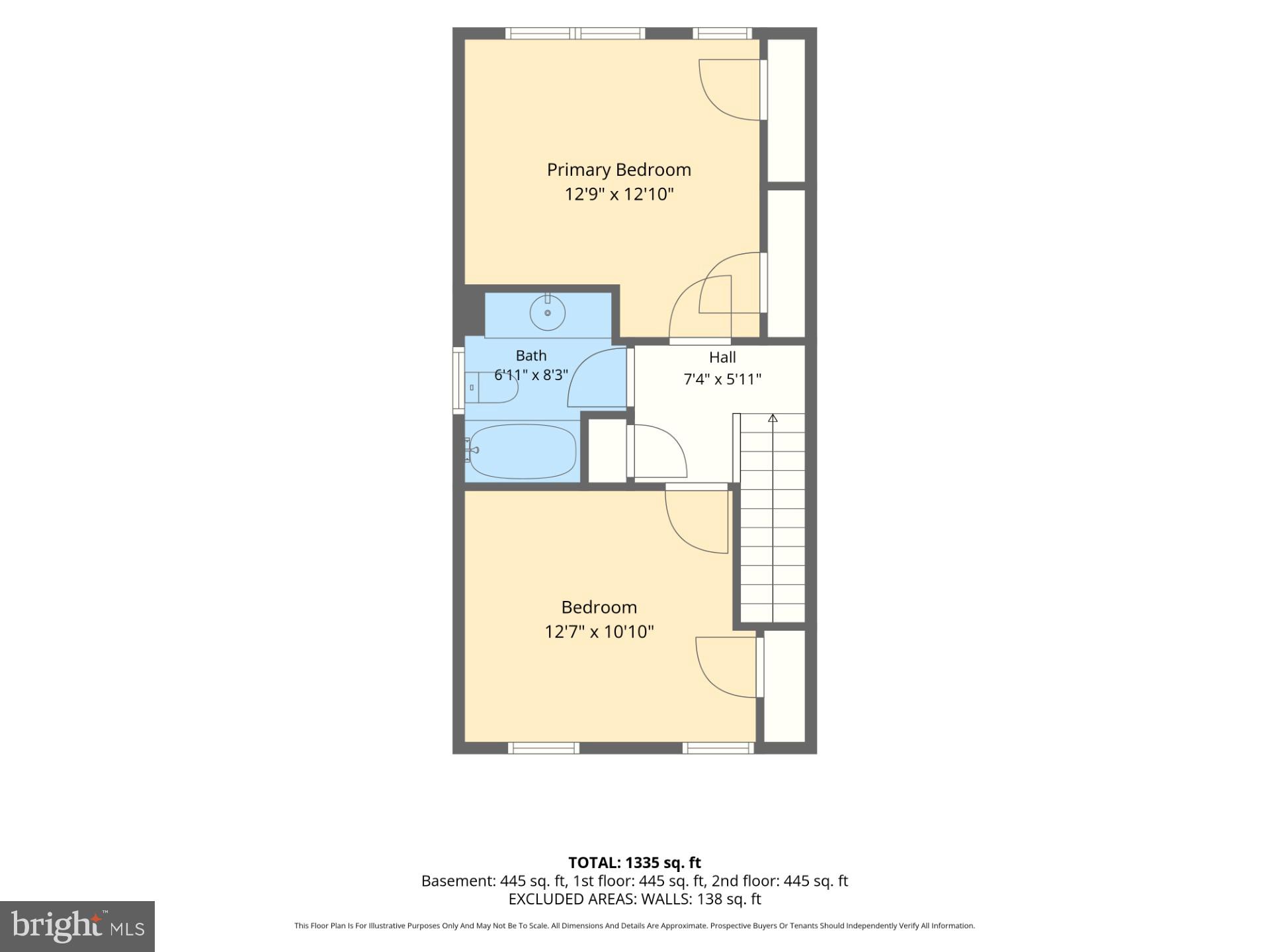 1627 Manor Road Baltimore, MD 21222 - Photo 22 of 24 Upper Level Floor Plan