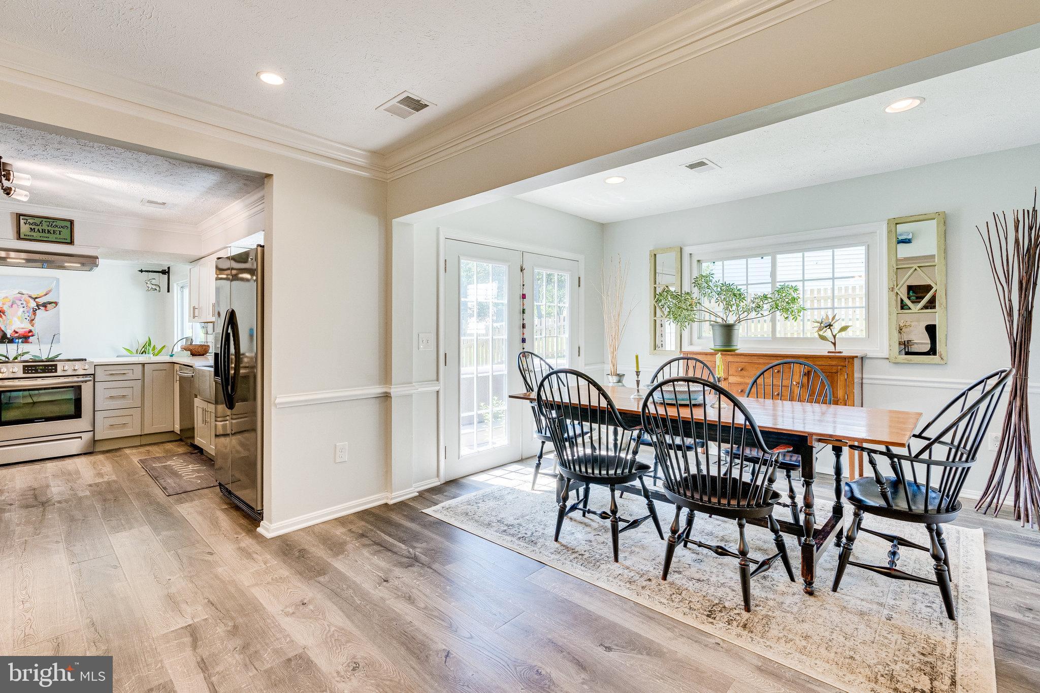 13206 Jasper Road Fairfax, VA 22033 - Photo 13 of 60 View of dining room and kitchen from living room