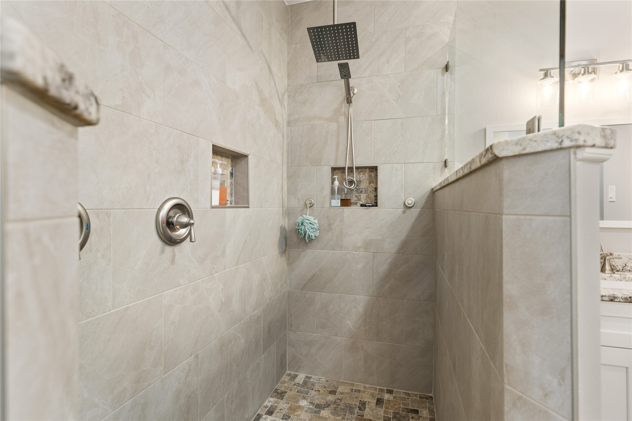 6618 Wimbledon Trail Road Spring, TX 77379 - Photo 28 of 44 a bathroom with a shower