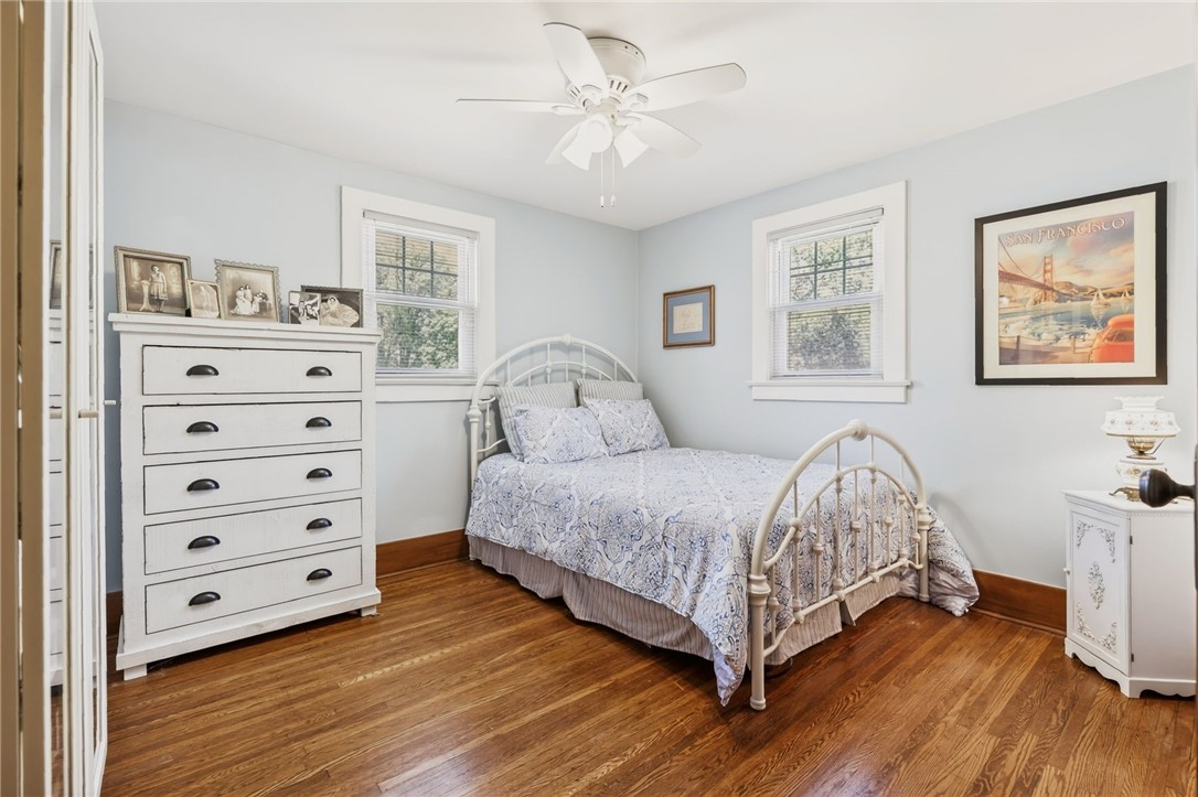 66 Hardison Road Irondequoit, NY 14617 - Photo 19 of 28 Bedroom #2 with gleaming hardwood floors