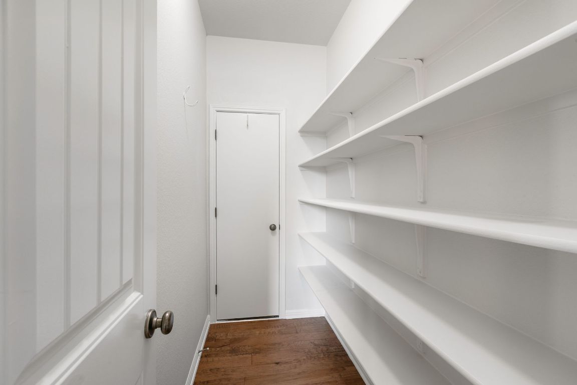 9617 Solana Vista Loop, Unit A Austin, TX 78750 - Photo 30 of 35 a view of an empty walk in closet