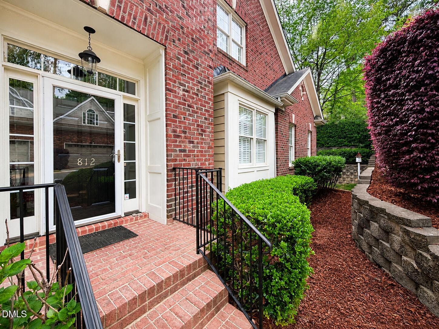 812 Running Brook Trail Raleigh, NC 27609 - Photo 2 of 52 Brick Staircase
