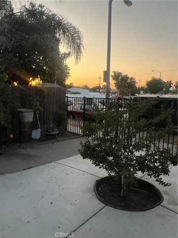 a view of outdoor space and patio