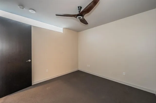 a view of a room with rack on the wall