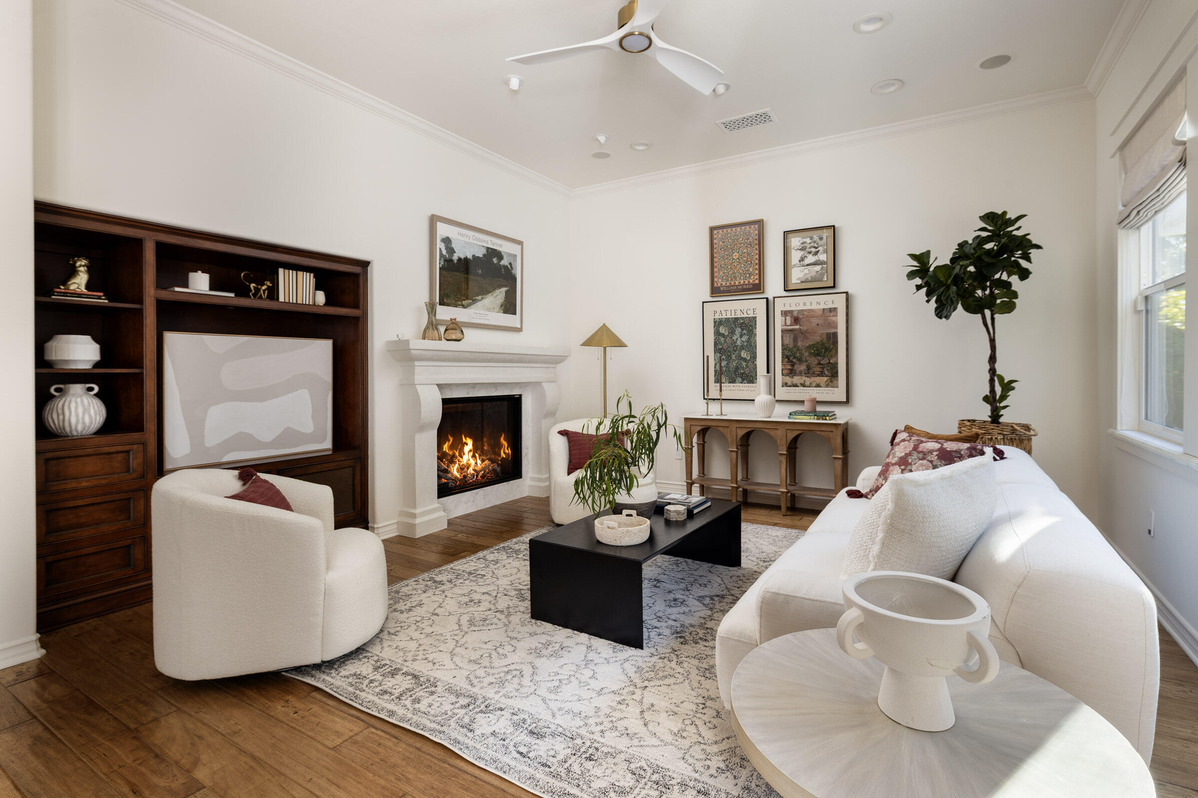 271 King Daniel Lane Goleta, CA 93117 - Photo 15 of 34 Family Room With Custom Fireplace