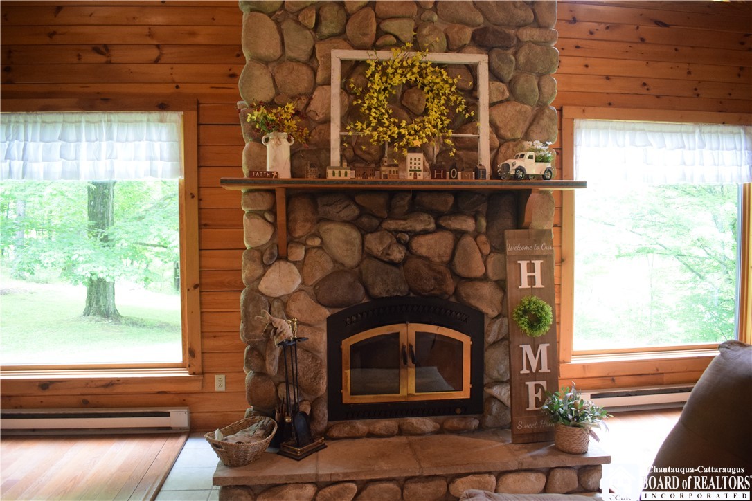 6615 Java Lake Road Arcade, NY 14009 - Photo 26 of 49 stone fireplace