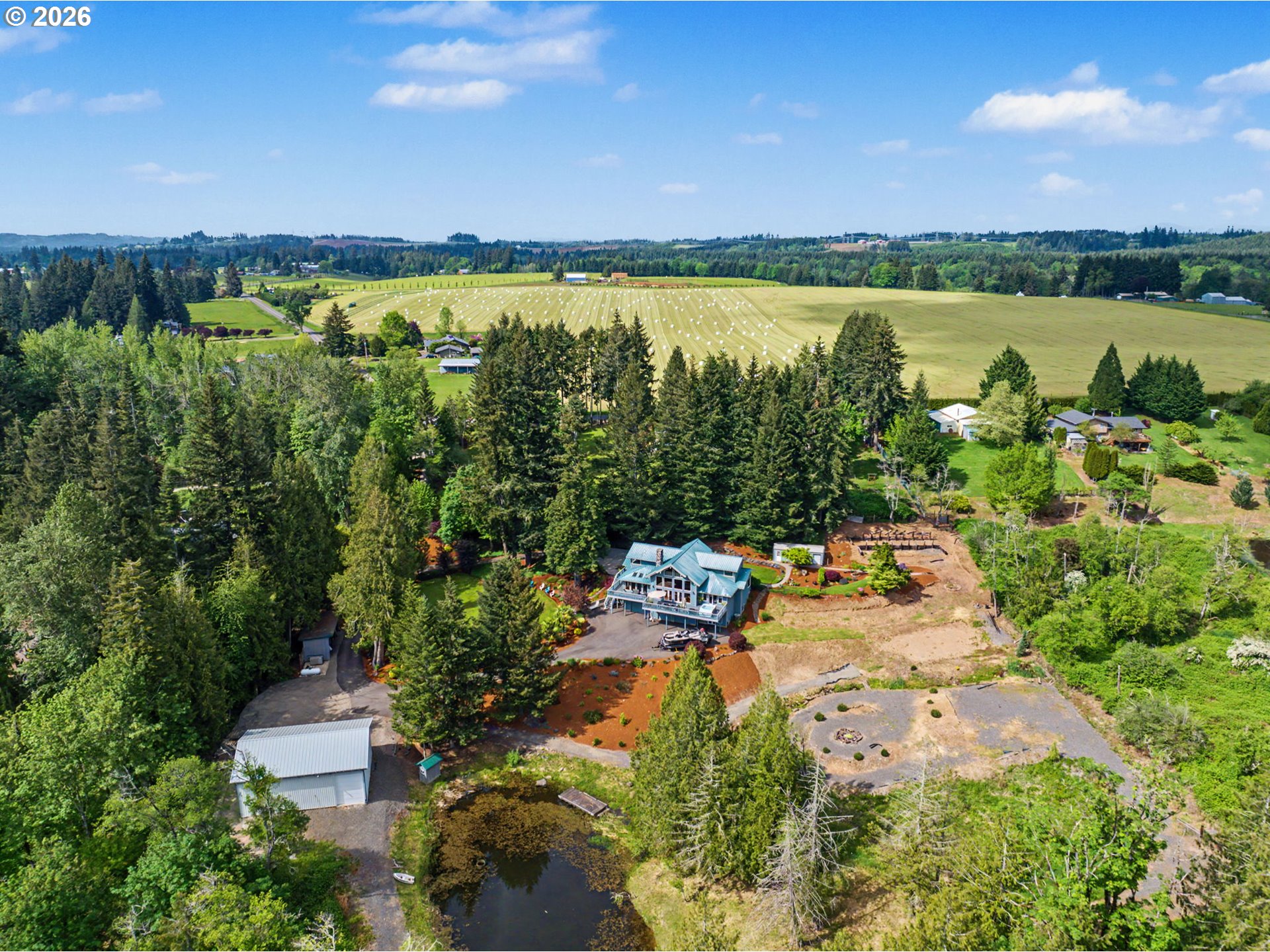 23303 Southeast Howlett Road Eagle Creek, OR 97022 - Photo 2 of 48 a view of a city and lake view