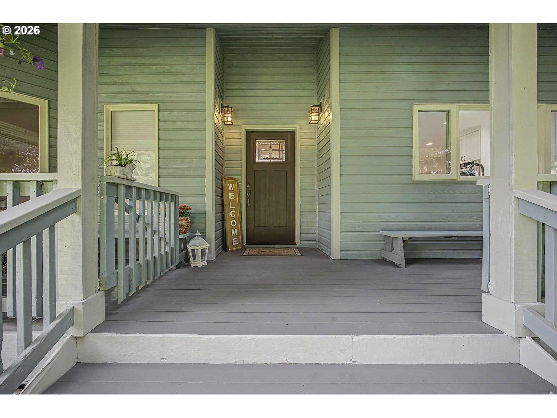 23303 Southeast Howlett Road Eagle Creek, OR 97022 - Photo 10 of 48 a view of a house with a bench