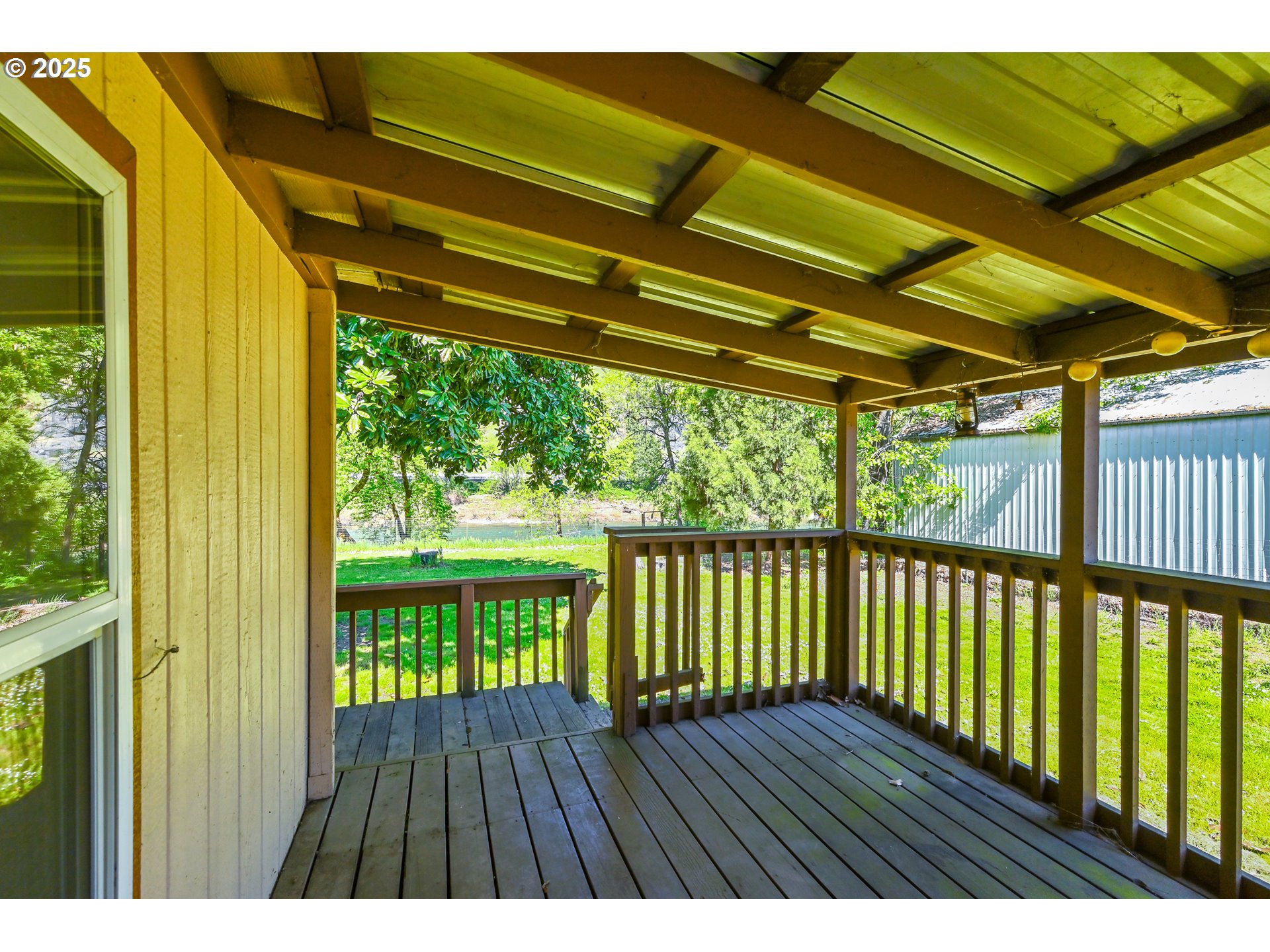 694 Tipton Road Roseburg, OR 97471 - Photo 10 of 36 a view of balcony with wooden floor