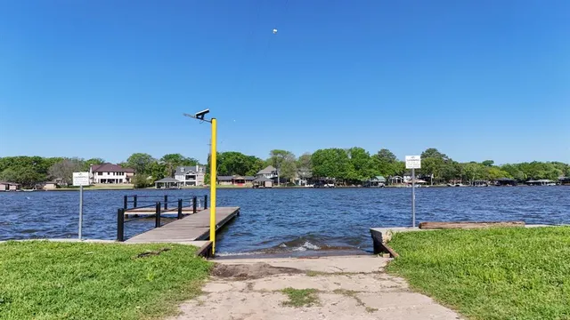 a view of a bench in the garden