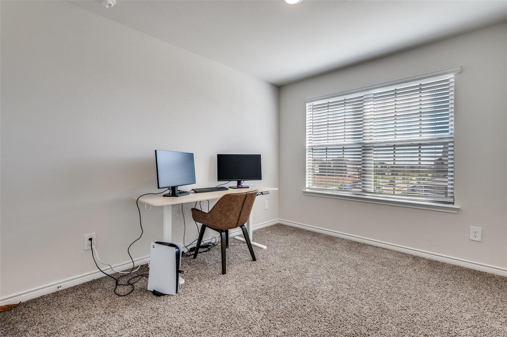 3876 Lyndhurst Avenue Little Elm, TX 75068 - Photo 20 of 25 a workspace with furniture and a window