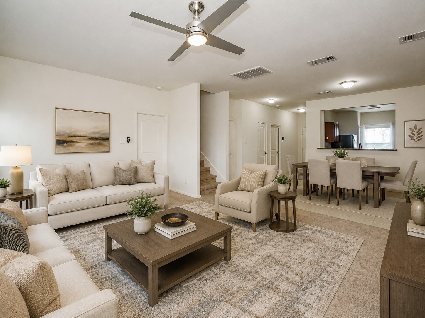 1322 Emerald Stone Drive Rosharon, TX 77583 - Photo 7 of 23 a living room with furniture a rug and a window