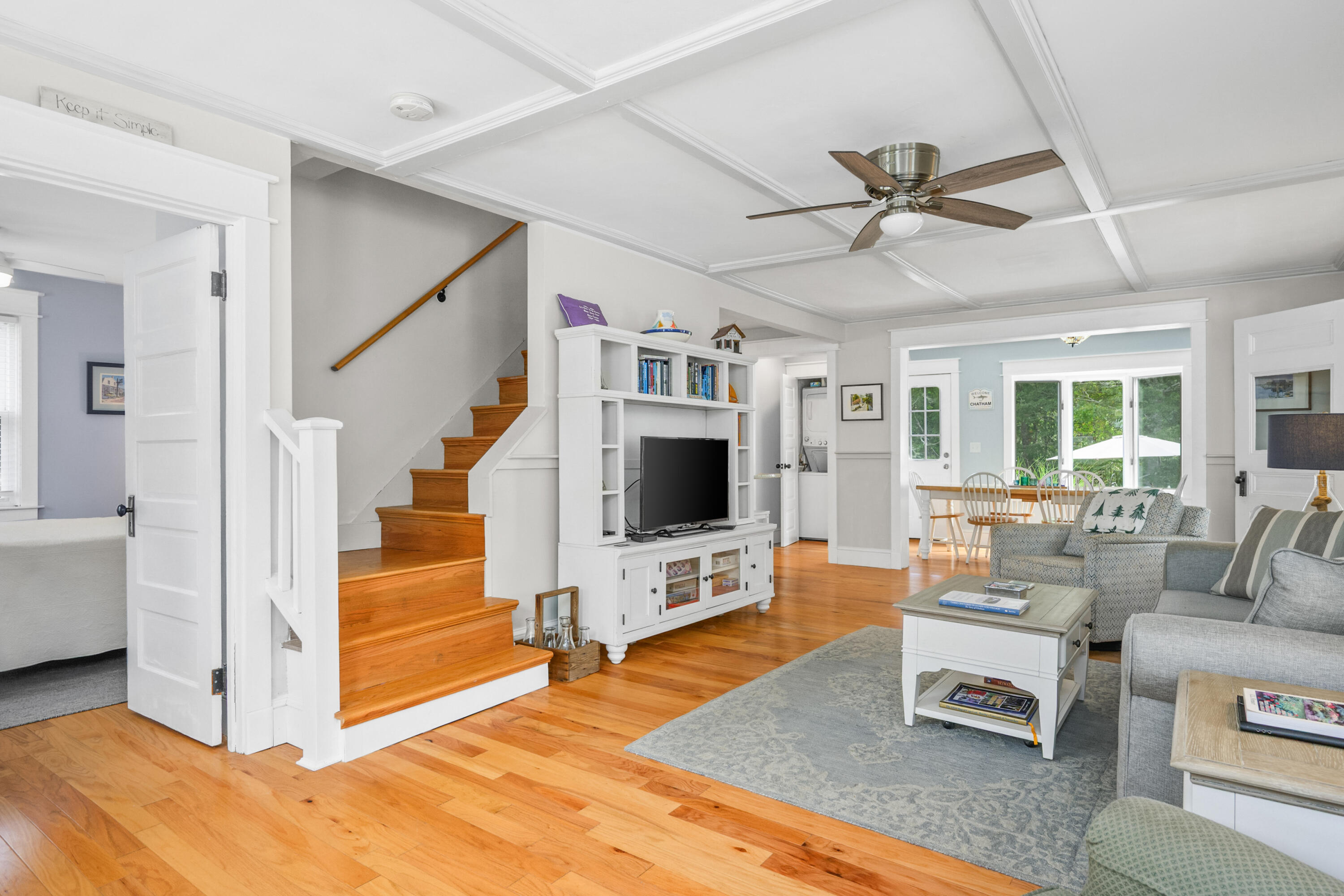 79 Forest Beach Road South Chatham, MA 02659 - Photo 11 of 60 a living room with furniture and a flat screen tv