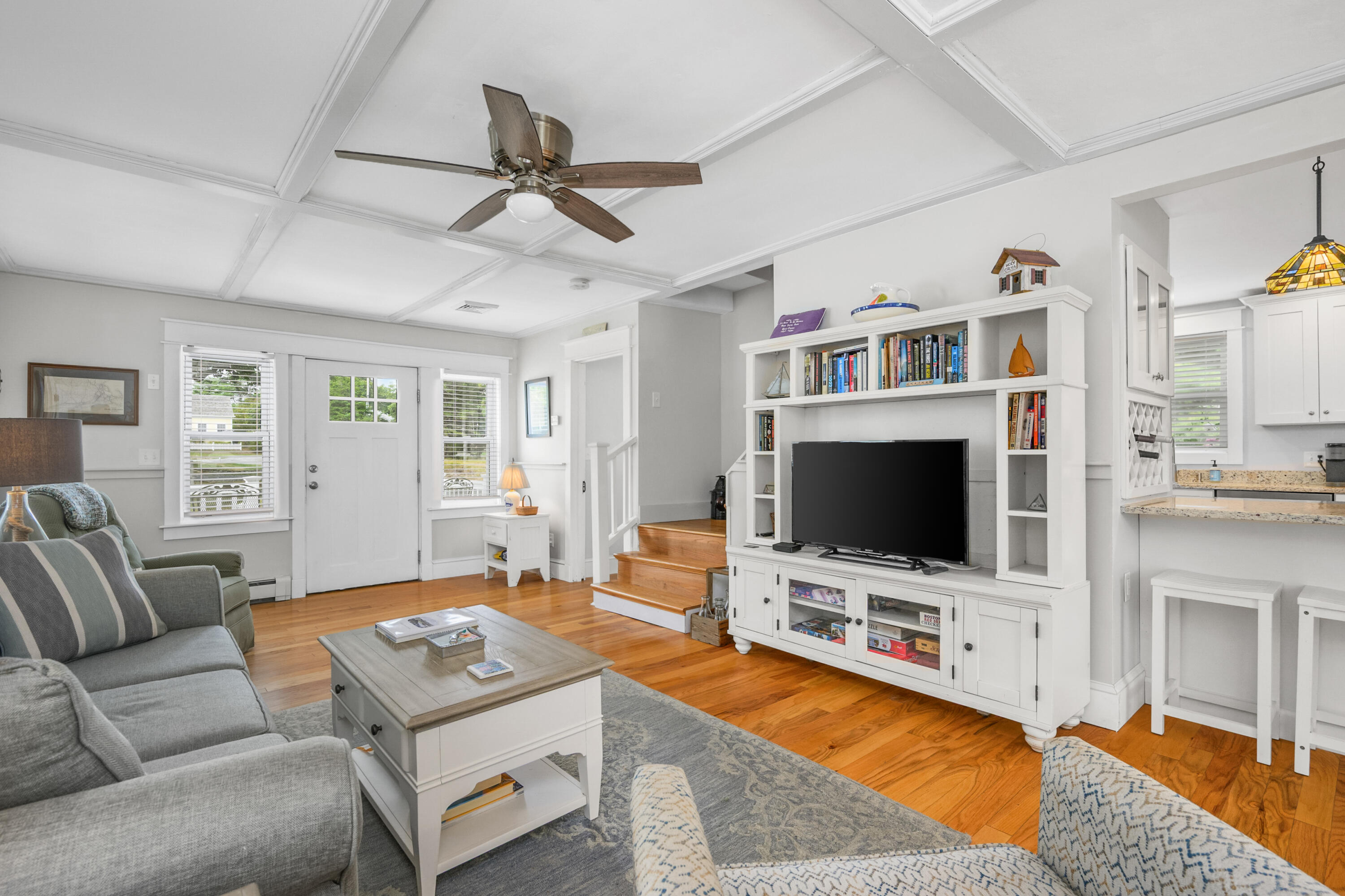 79 Forest Beach Road South Chatham, MA 02659 - Photo 10 of 60 a living room with furniture and a flat screen tv
