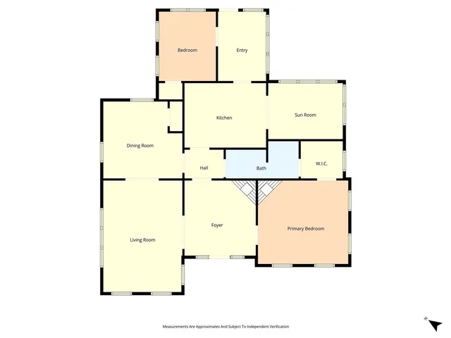 a picture of floor plan