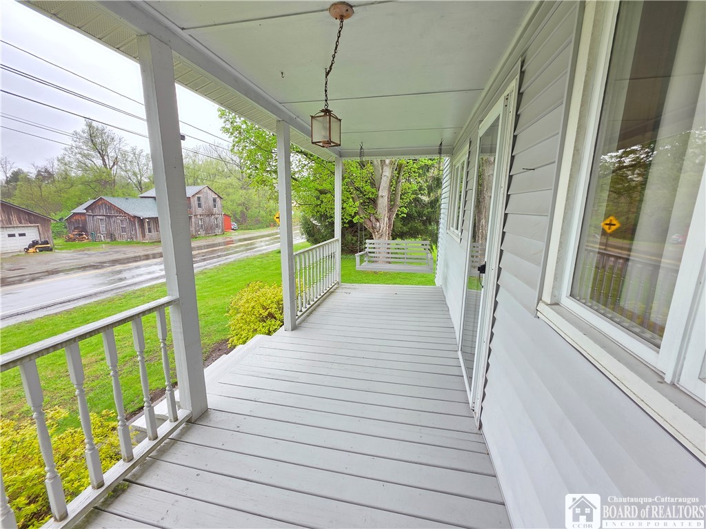 6386 County Touring Rte 54 Chautauqua, NY 14757 - Photo 12 of 49 View 1 of the front covered porch