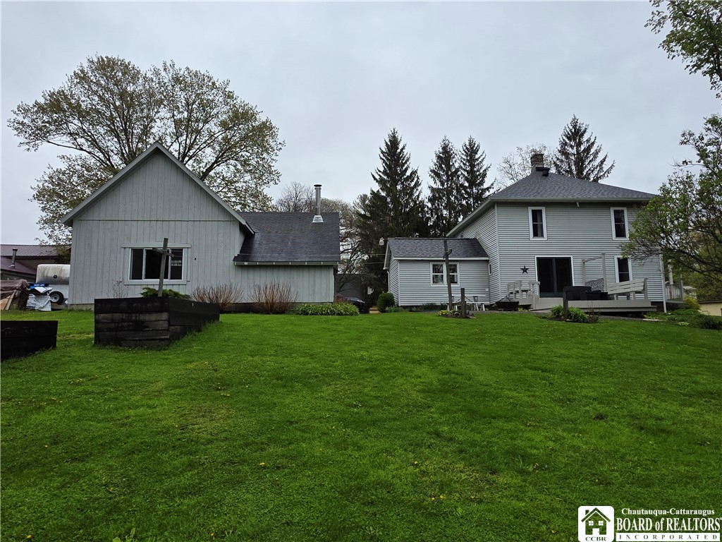 6386 County Touring Rte 54 Chautauqua, NY 14757 - Photo 14 of 49 view from the side yard towards the house and gara