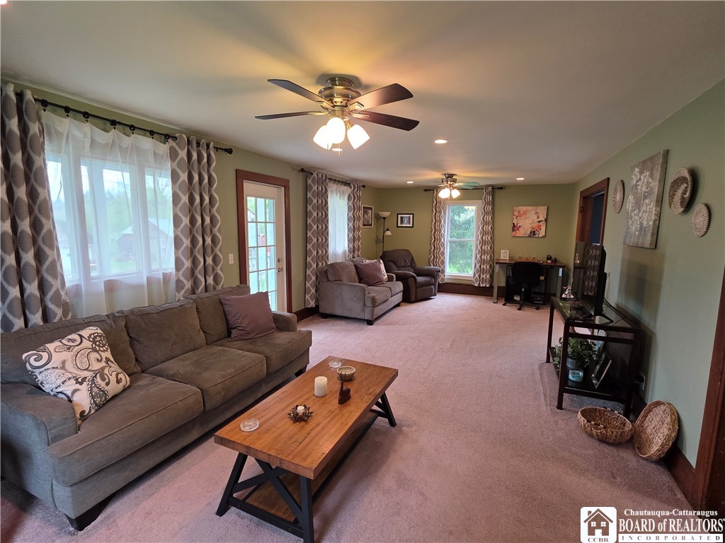 6386 County Touring Rte 54 Chautauqua, NY 14757 - Photo 27 of 49 A very spacious living room with access to the cov