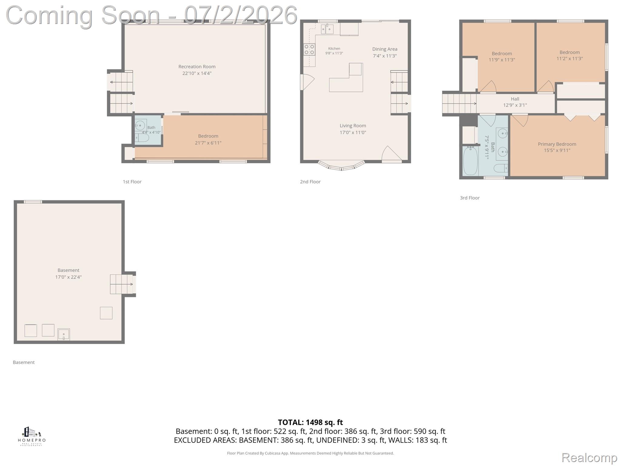 305 East Road Holly, MI 48442 - Photo 41 of 41 Floor plan