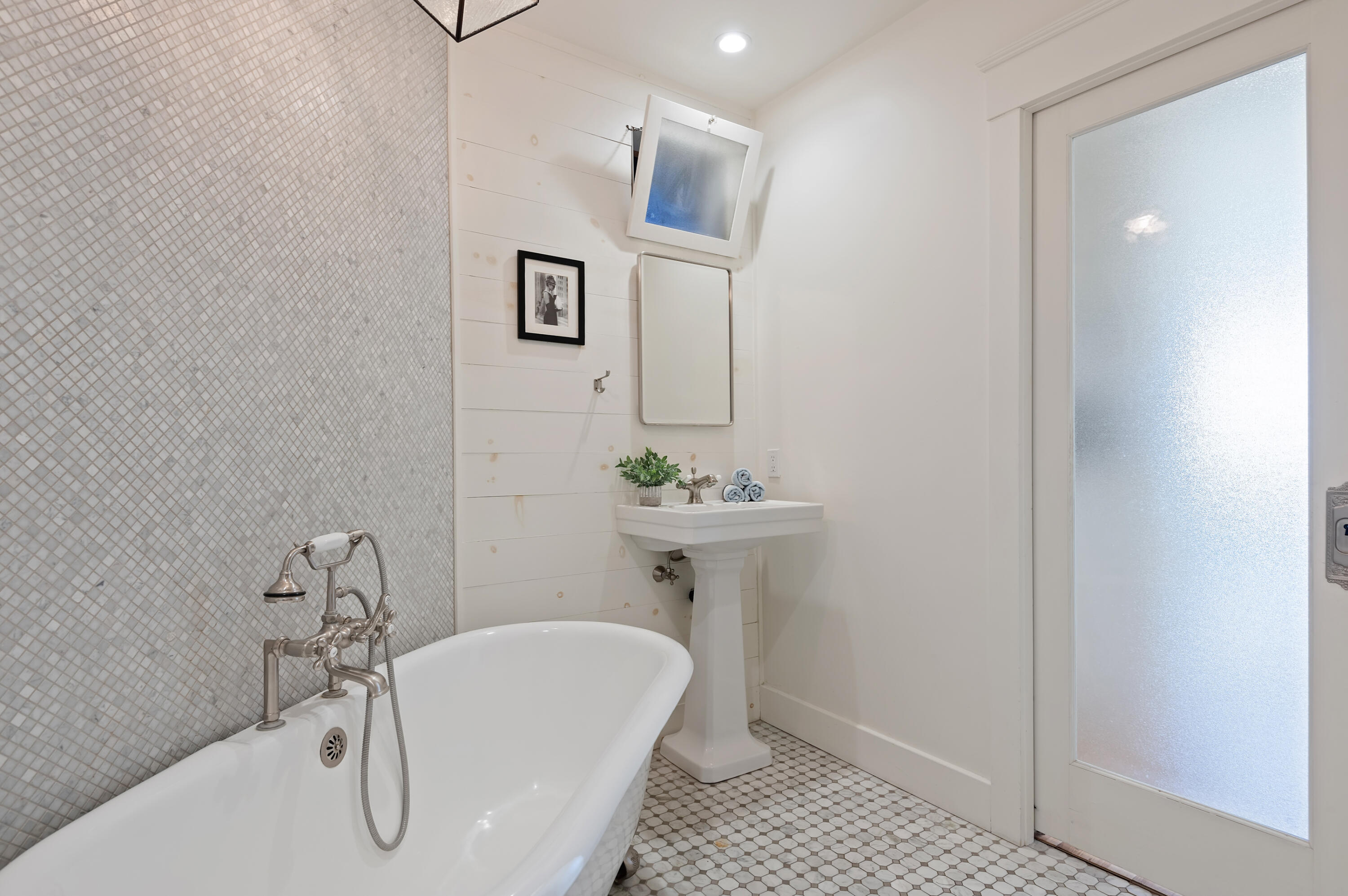 Undisclosed Address Summerland, CA 93067 - Photo 23 of 27 a bathroom with a sink a toilet and shower