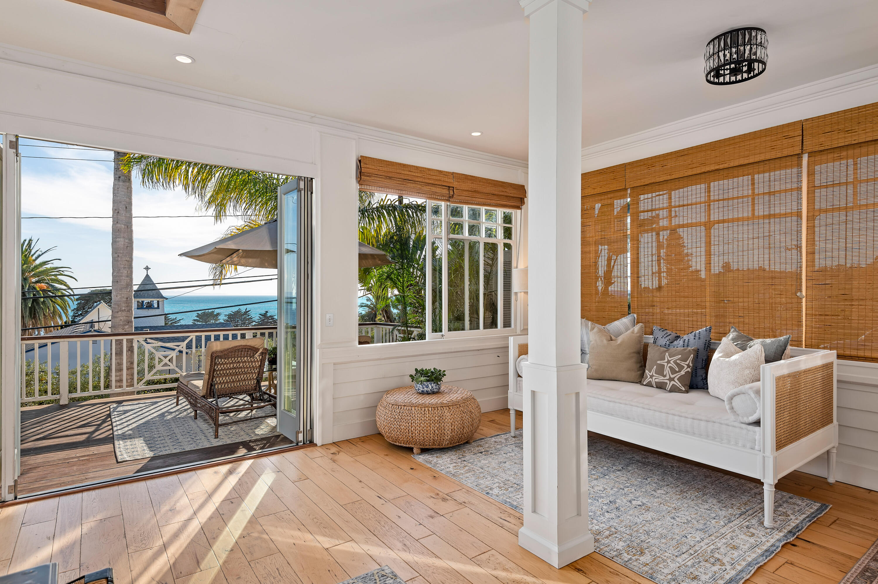 Undisclosed Address Summerland, CA 93067 - Photo 4 of 27 a living room with furniture and a floor to ceiling window