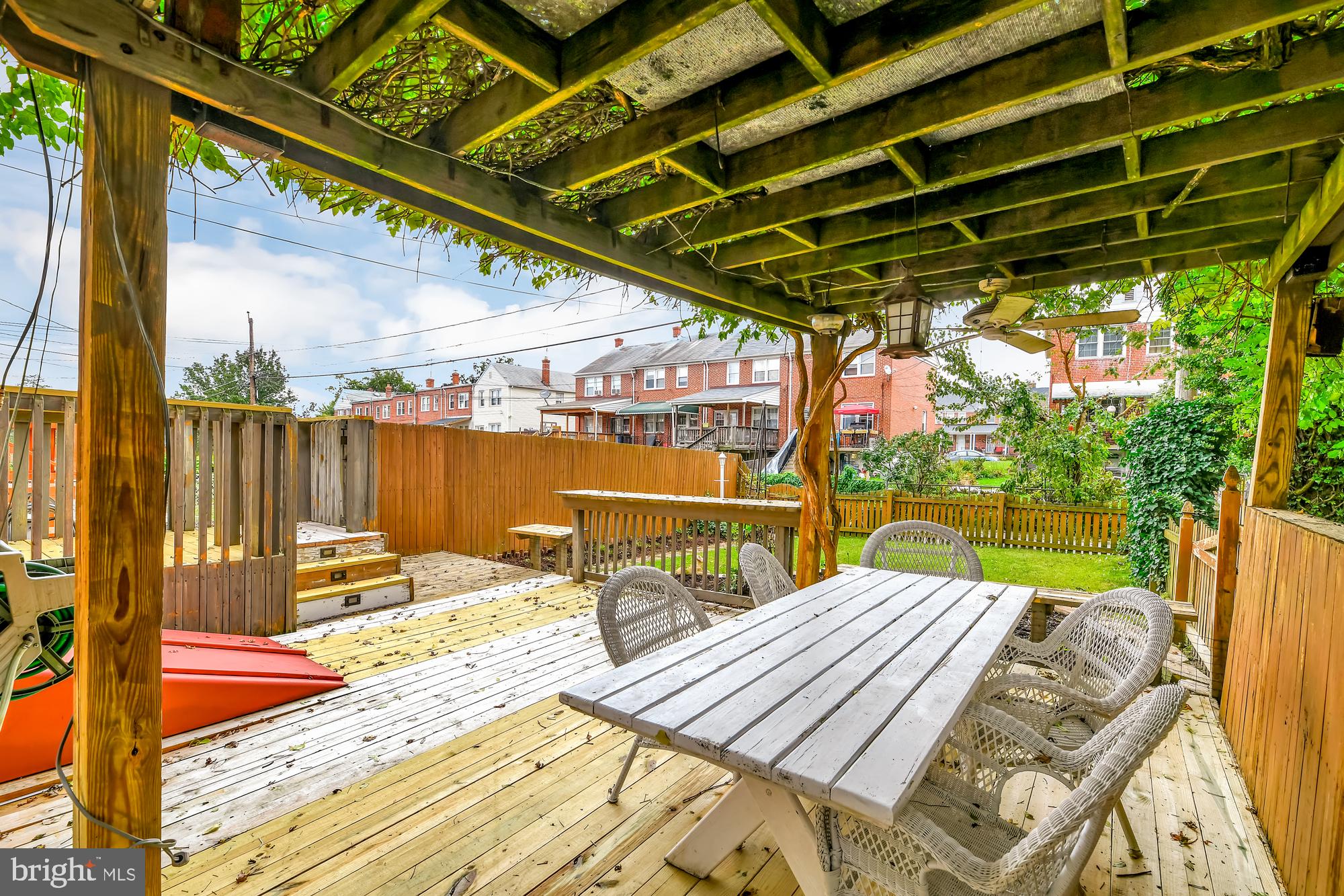 8339 Ridgely Oak Road Baltimore, MD 21234 - Photo 3 of 34 Covered Pergola with Outside Dining Area