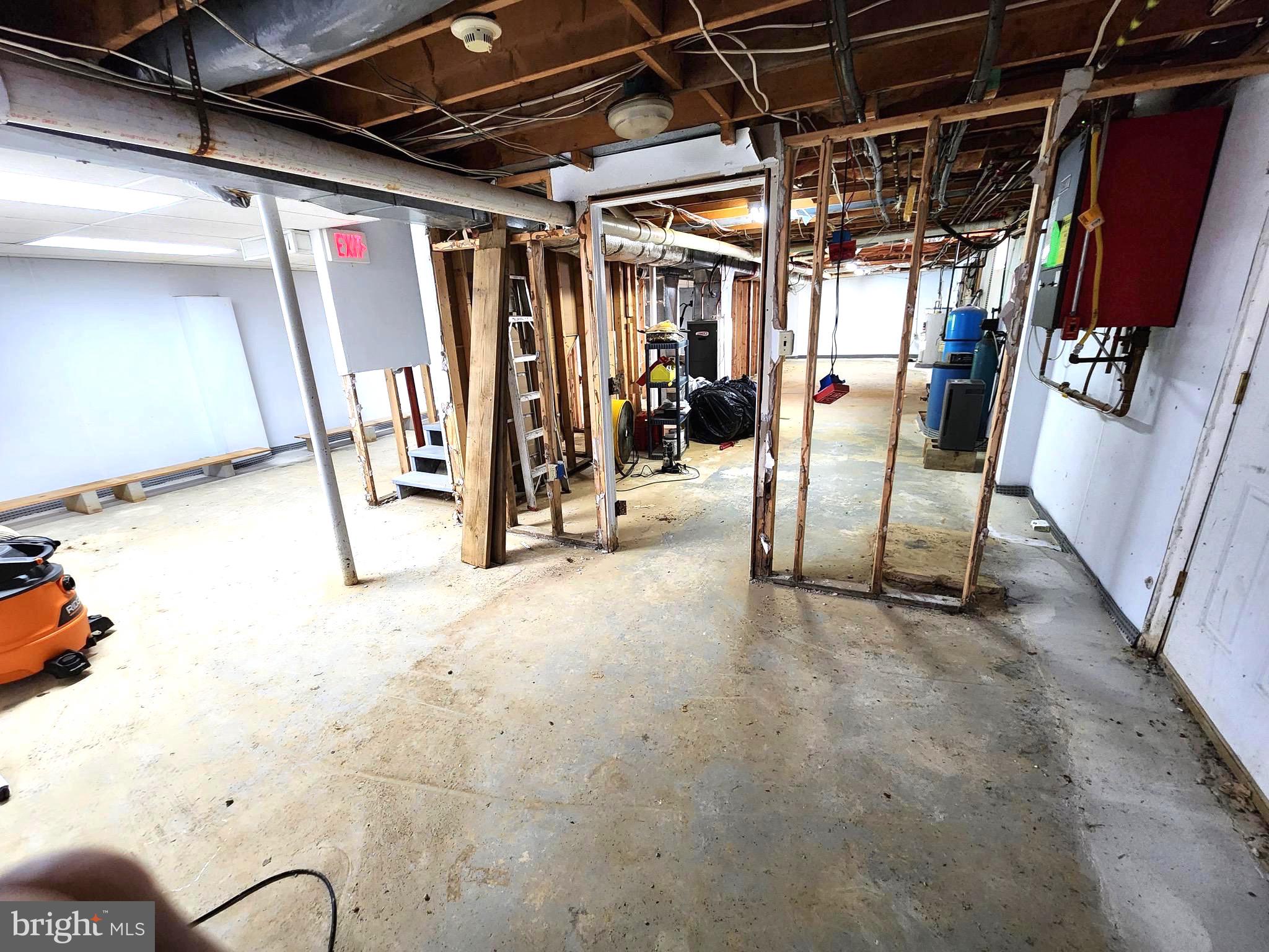 1318 Whittaker Road Newark, DE 19702 - Photo 27 of 28 unfinished basement 54' x 25' w/walk-out