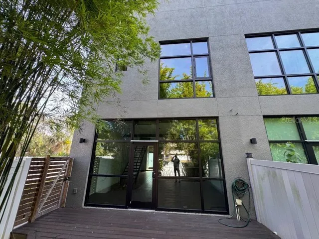 a view of outdoor space with deck