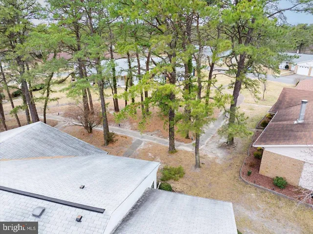a terrace with outdoor seating and trees