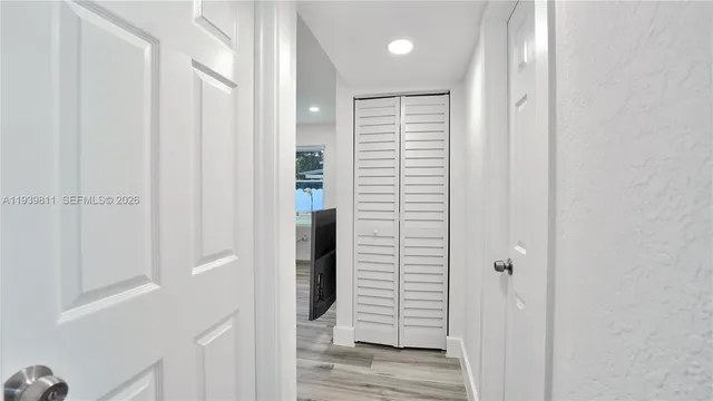 a view of closet area