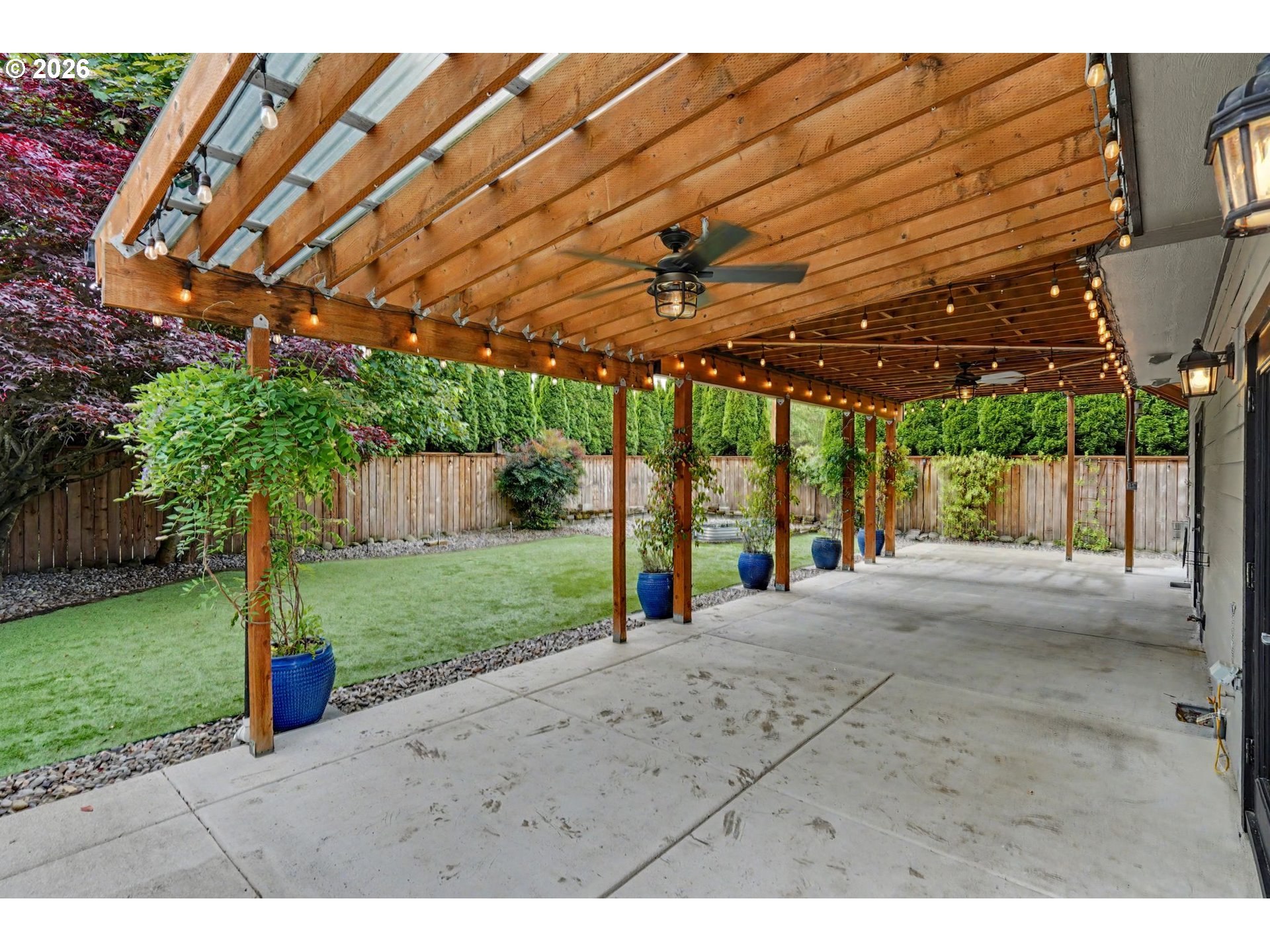 1462 Barnick Road Northeast Keizer, OR 97303 - Photo 44 of 48 a view of a backyard of a house