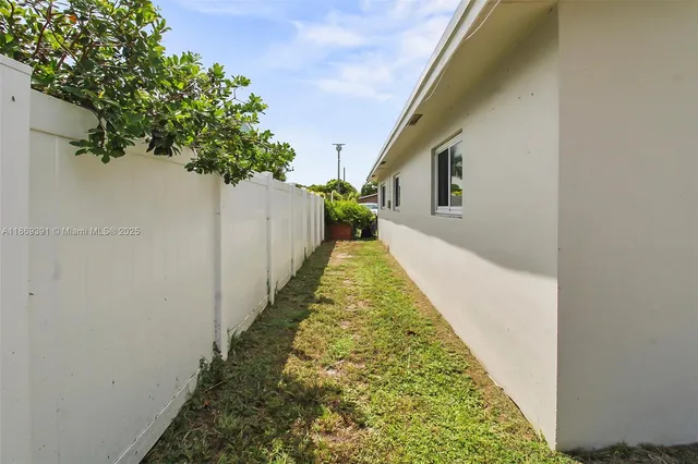 a view of an outdoor space and yard