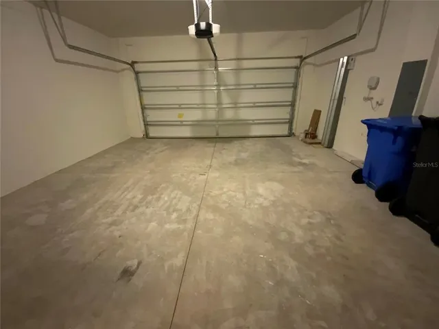 a view of a room with an empty space