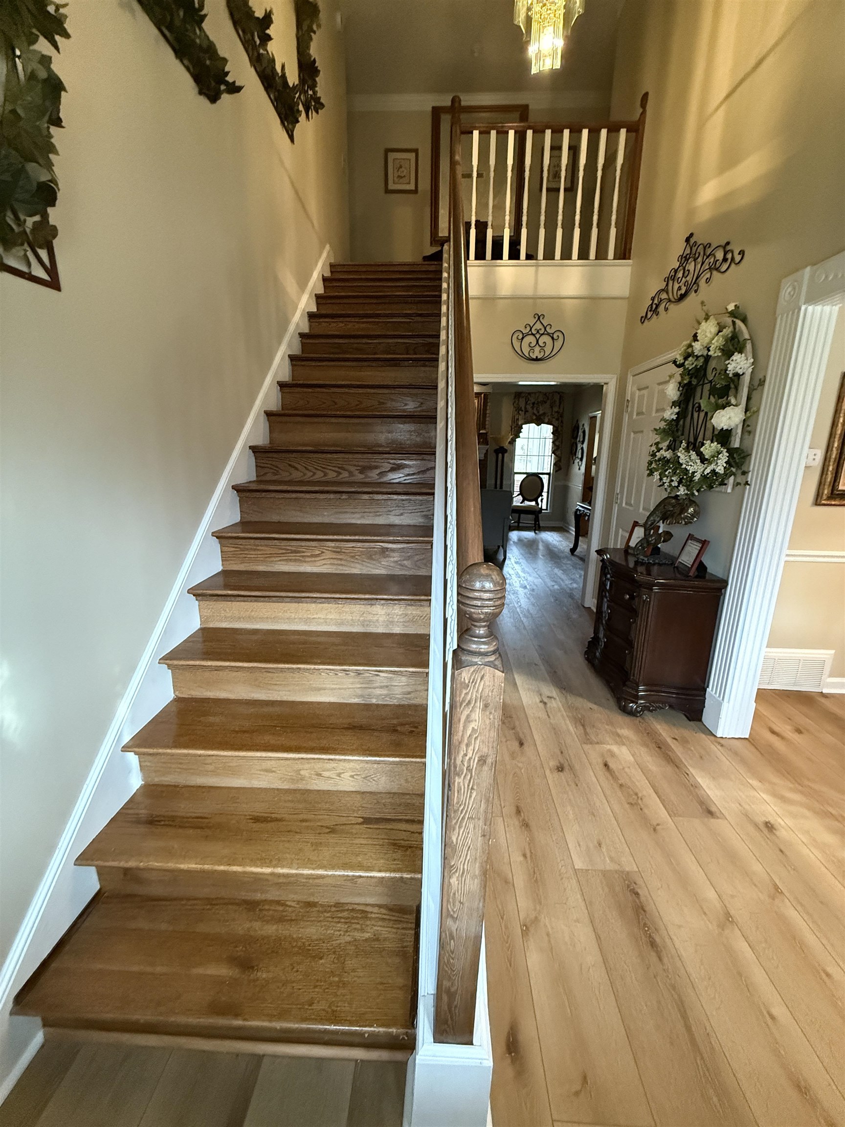 910 Highway 196 Piperton, TN 38017 - Photo 2 of 23 a view of entryway and hall with wooden floor