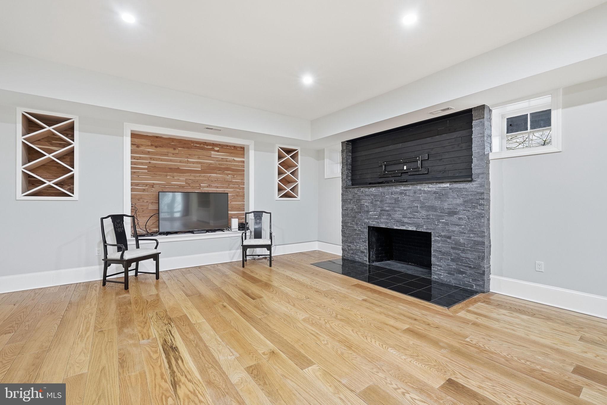 5315 Colorado Avenue Northwest Washington, DC 20011 - Photo 56 of 67 a living room with furniture and a fireplace