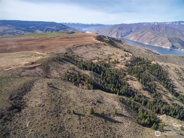 a view of city and mountain