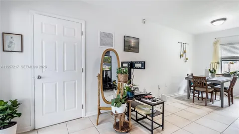 a view of a livingroom with furniture