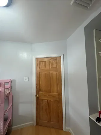 a view of front door